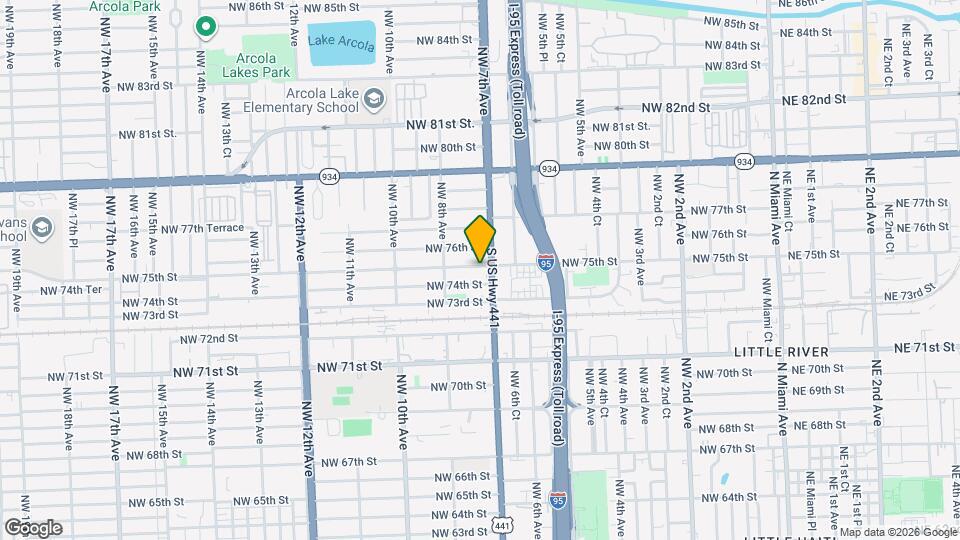 720 NW 75th St Map and Location Details