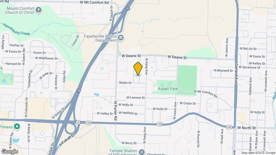 1603 Evening Shade Dr Mapa y Detalles de la Ubicación