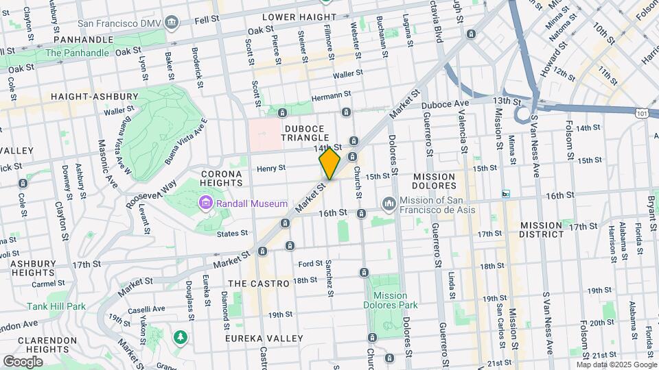 2185-2193 Market St Map and Location Details