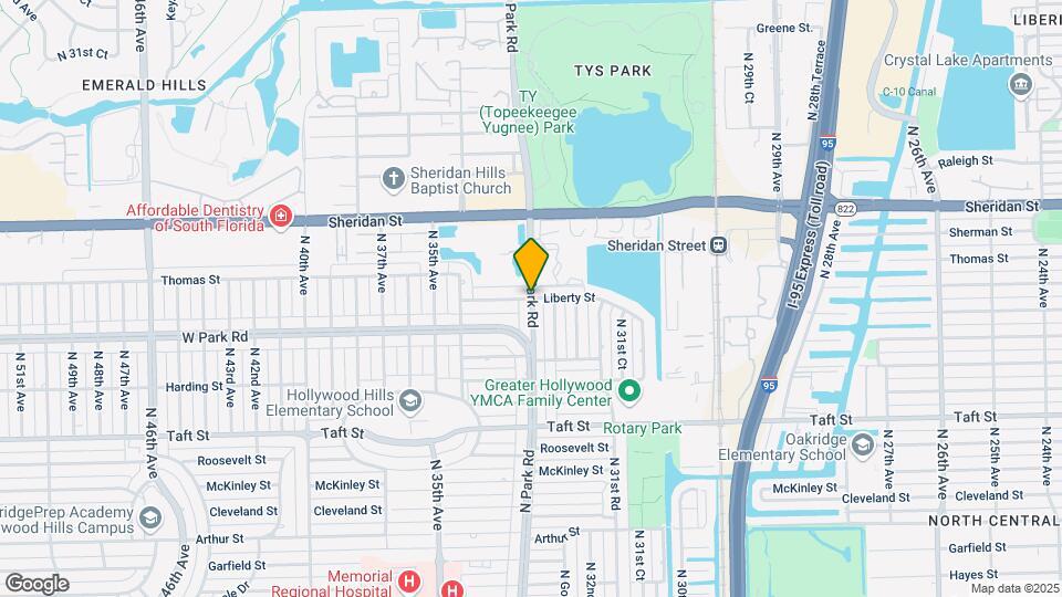 2200 N Park Rd Map and Location Details
