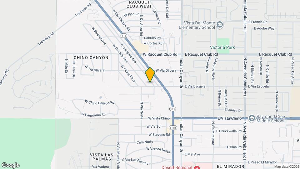 300 W Via Escuela Apartments Mapa y Detalles de la Ubicación