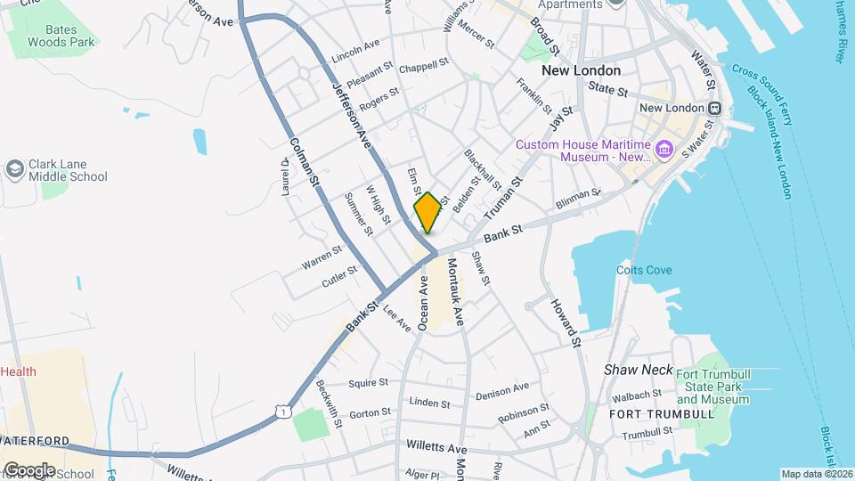 13 Jefferson Ave Map and Location Details