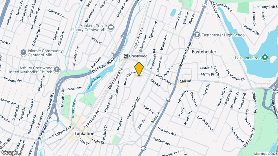 212 Alpine Pl, Unit Basement Apt. Map and Location Details