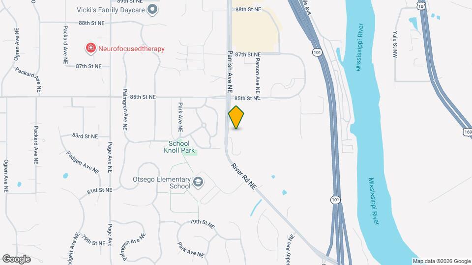 8344 Parrish Ave NE Map and Location Details