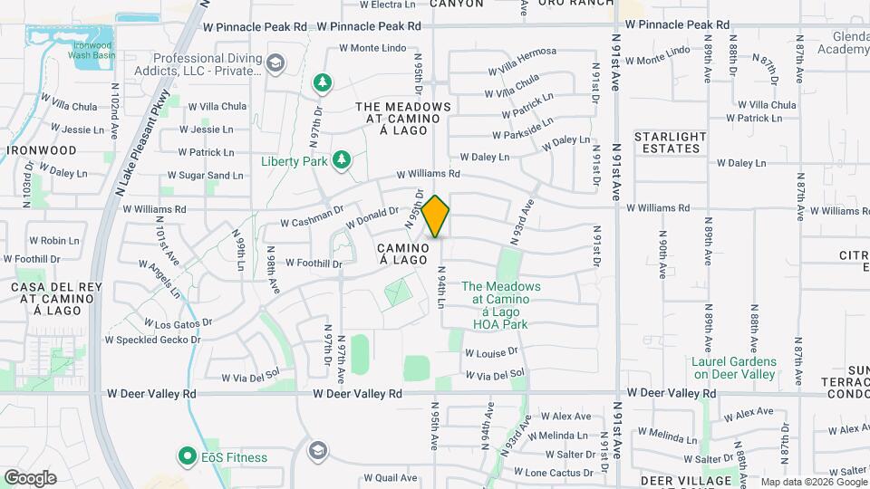 22434 N 94th Ln Map and Location Details