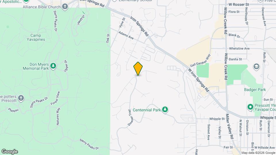 1345 Rockwood Dr Map and Location Details