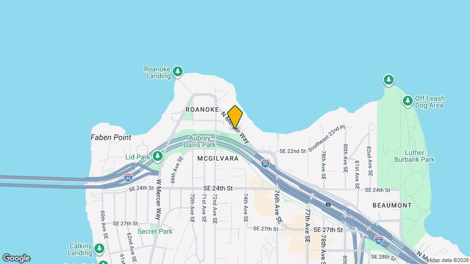 7275 N Mercer Way Mapa y Detalles de la Ubicación