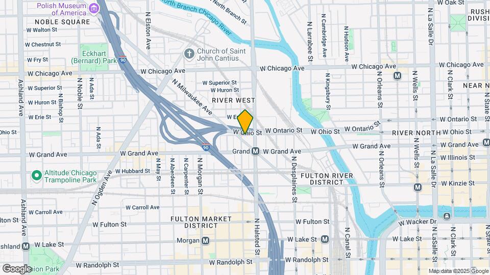 529 N Milwaukee Ave Map and Location Details