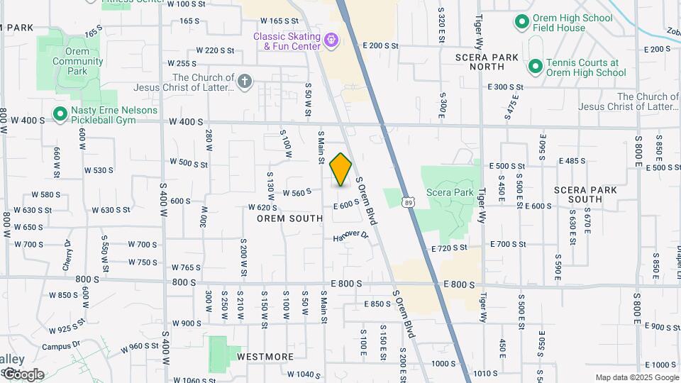 65 E 600 S Map and Location Details