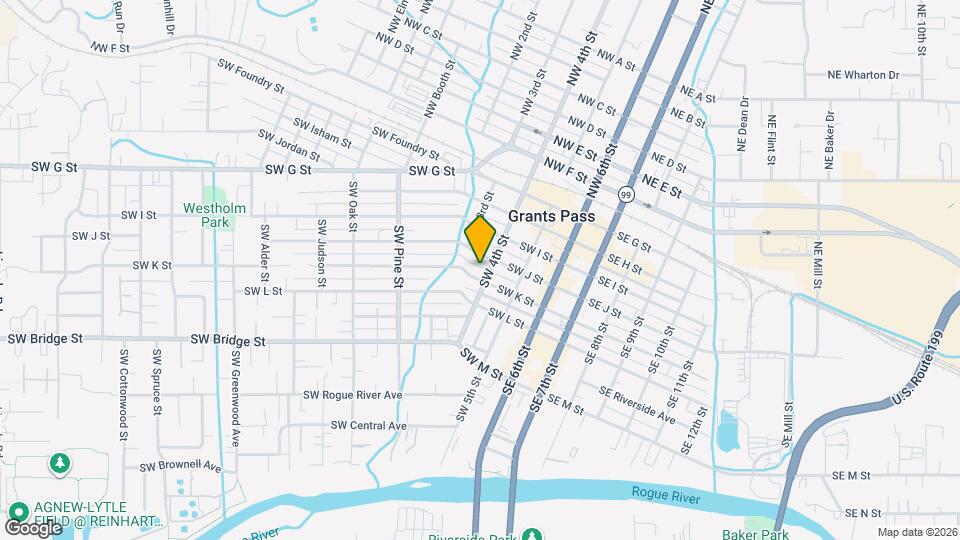 306 SW K St Map and Location Details