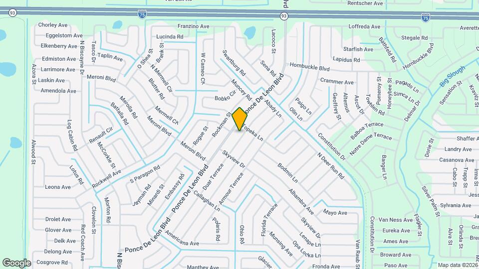 3531 Duar Terrace Map and Location Details