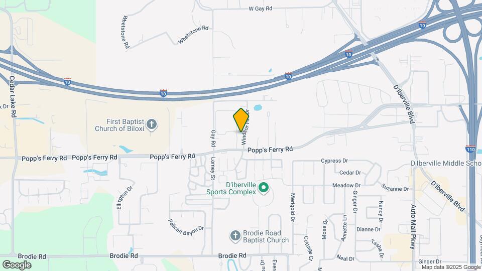 11059 Windsor Hill Dr Mapa y Detalles de la Ubicación