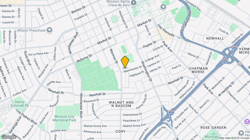 1265 Manchester Dr, Unit 3 Mapa y Detalles de la Ubicación