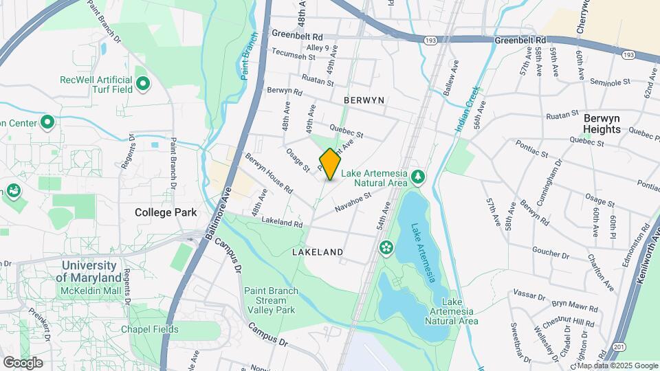 8302 Potomac Ave Map and Location Details