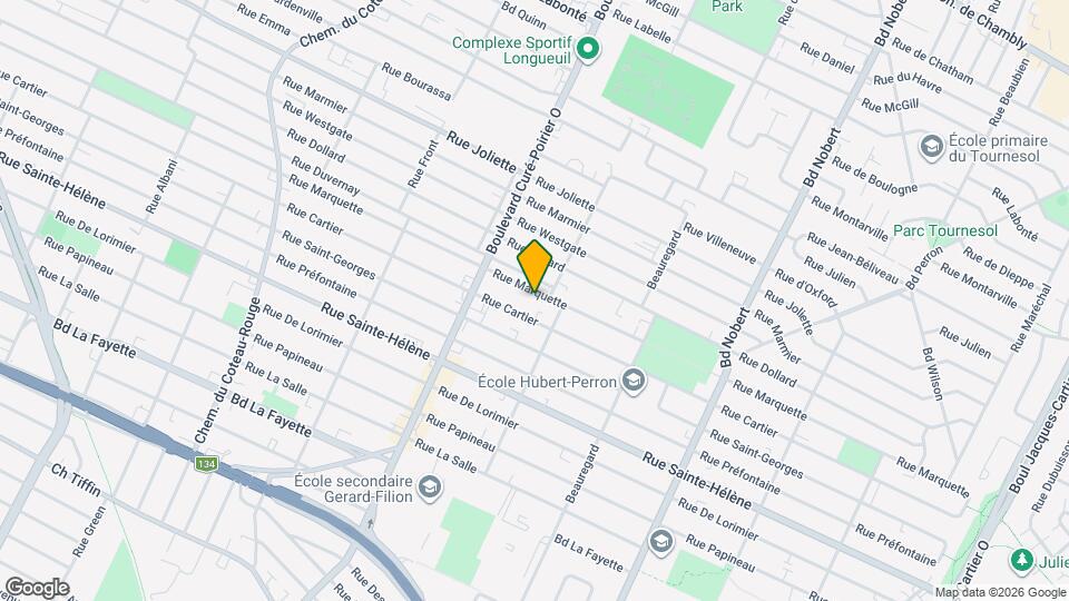 1986 Marquette Rue Map and Location Details