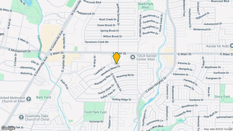 813 Meadow Mead Dr Map and Location Details