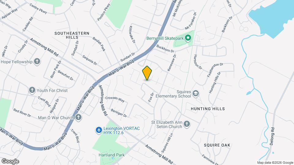 1559 Summerhill Dr Map and Location Details