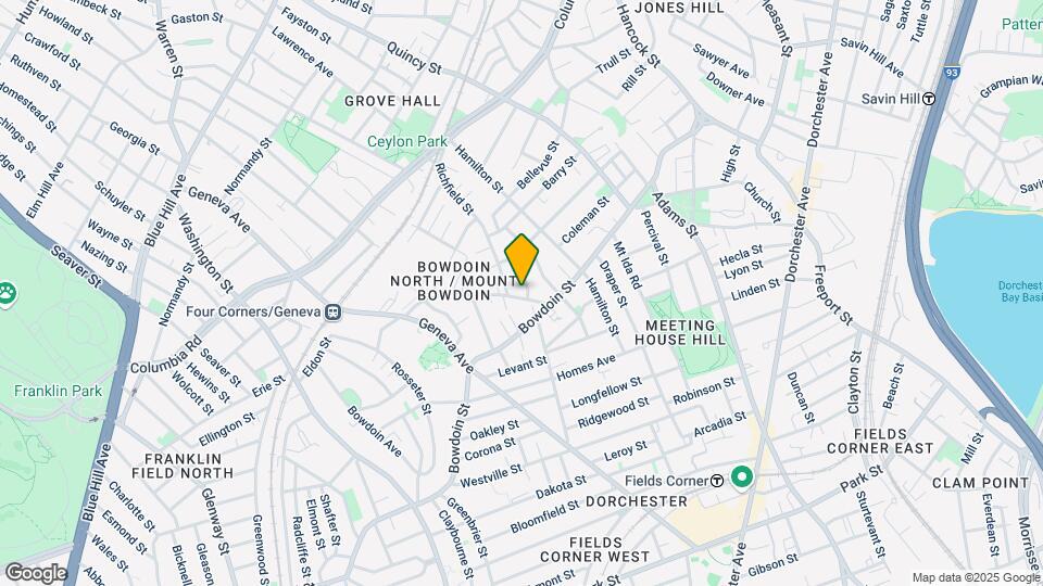 19 Olney St, Unit #1 Map and Location Details