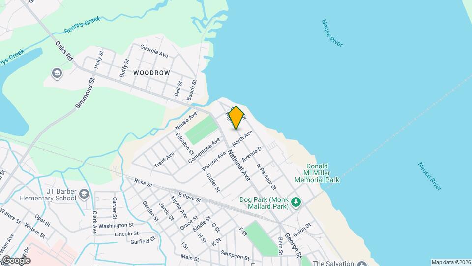 1605 High St Map and Location Details