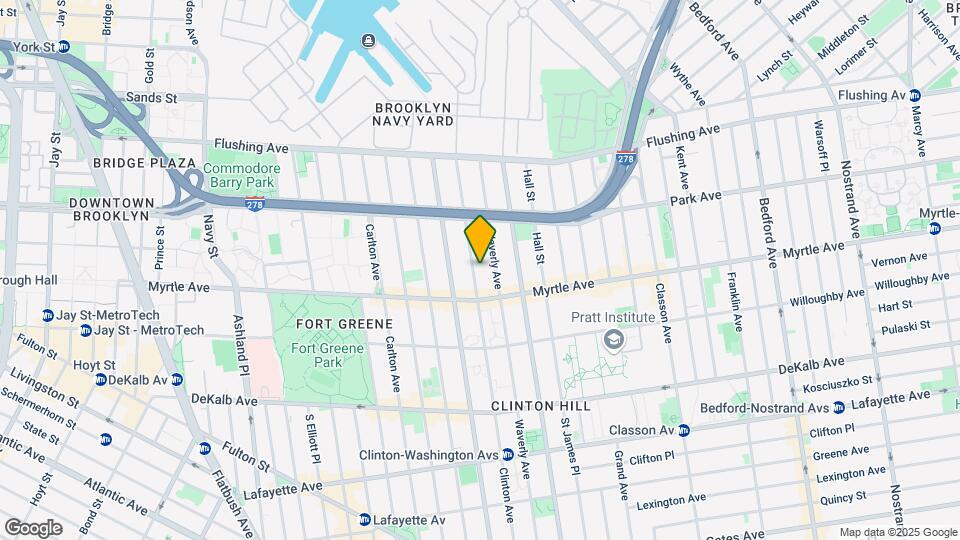 131 Clinton Ave Mapa y Detalles de la Ubicación