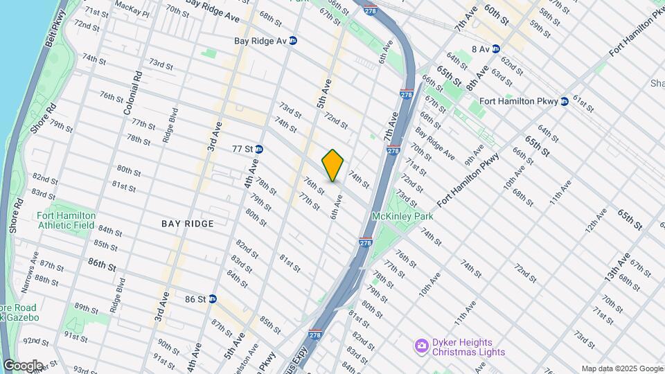 578 Bay Ridge Pky Mapa y Detalles de la Ubicación