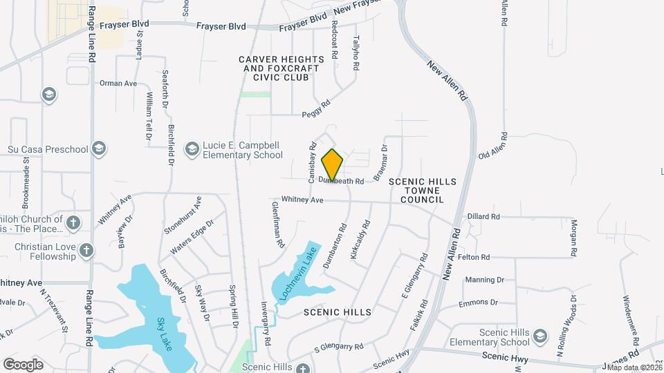 3083 Dumbeath Rd Map and Location Details