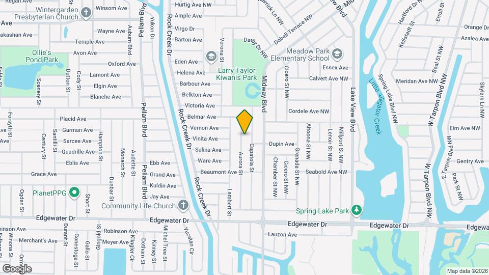 323 Aurora St Map and Location Details