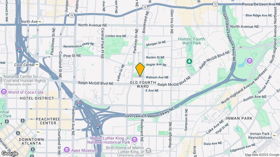 378 N Boulevard Map and Location Details