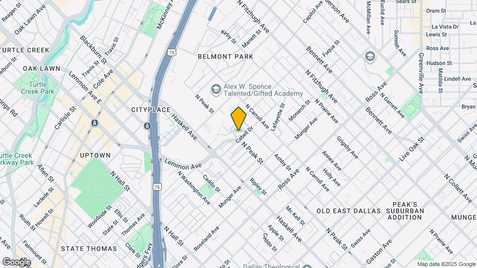 2202 N Peak St Map and Location Details