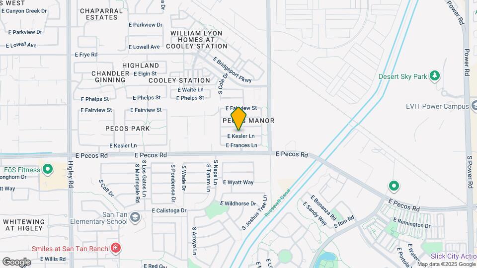 3874 E Kesler Ln Map and Location Details