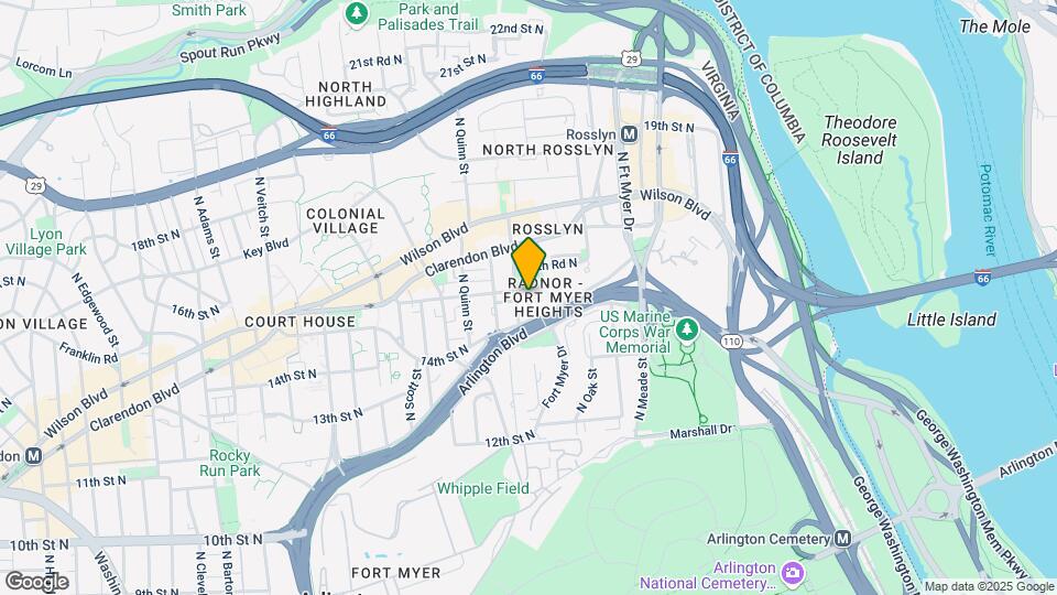 Parc Rosslyn Apartments Mapa y Detalles de la Ubicación
