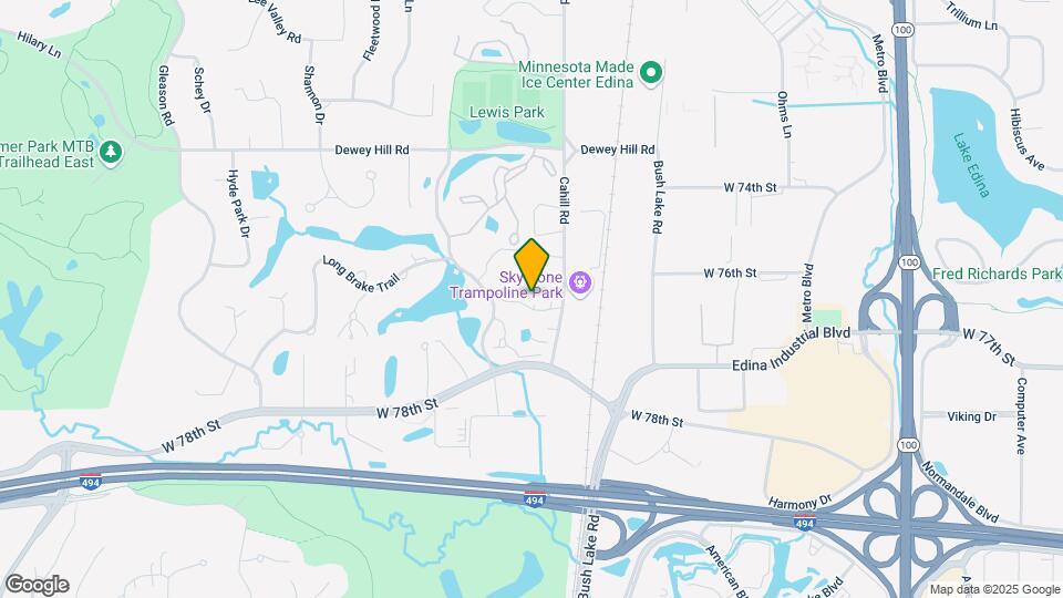 7510 Cahill Rd, Unit #303B Map and Location Details