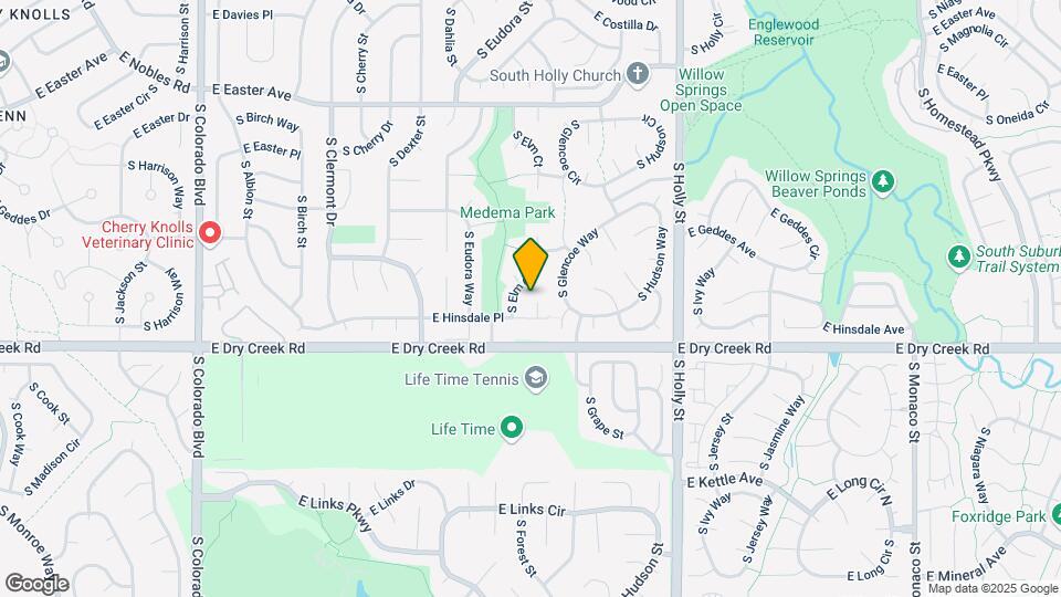 7427 S Fairfax Ct Map and Location Details