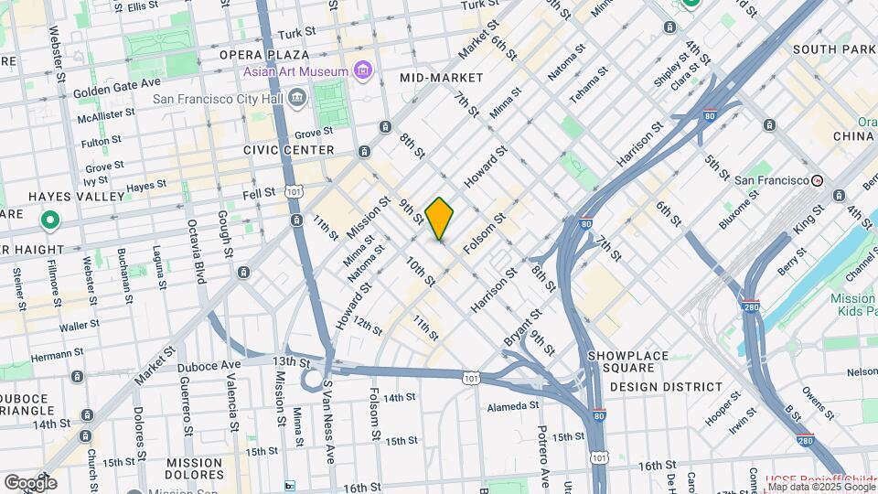 252 S 9th St Map and Location Details