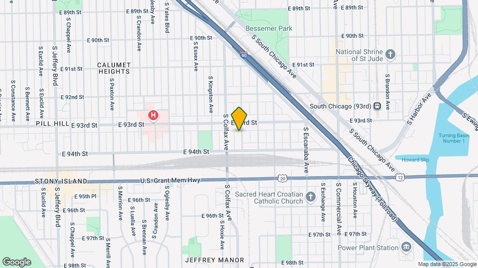 9322 S Saginaw Ave Map and Location Details