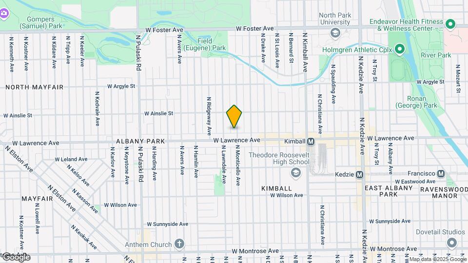4814 N Monticello Ave, Unit G Map and Location Details