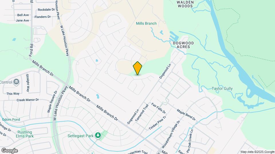 9411 Clearwater Bluff Ln Map and Location Details