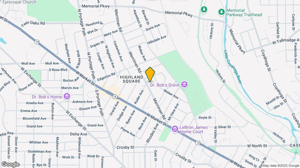 175 Merriman Rd, Unit #1 Map and Location Details
