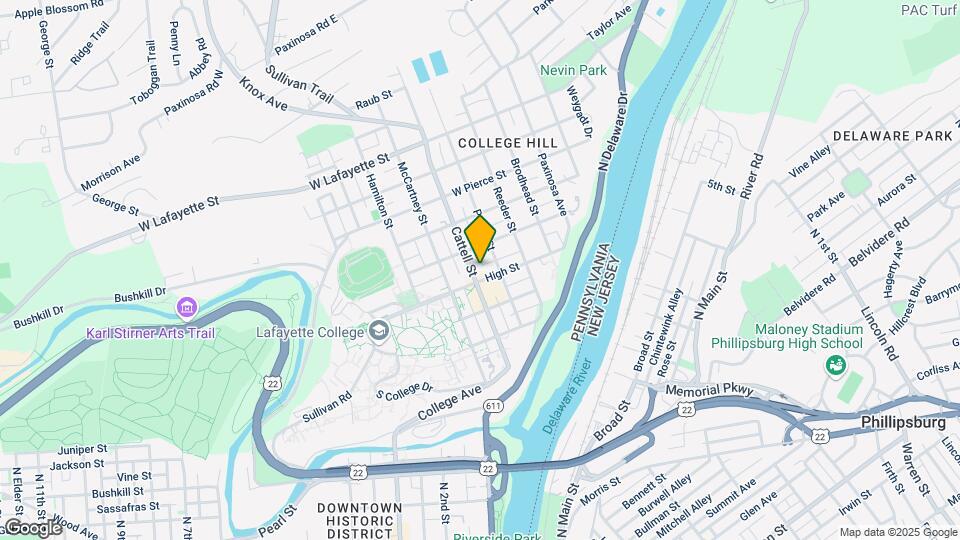 313 Cattell St Map and Location Details