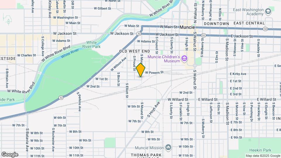 625 S Mound St Map and Location Details