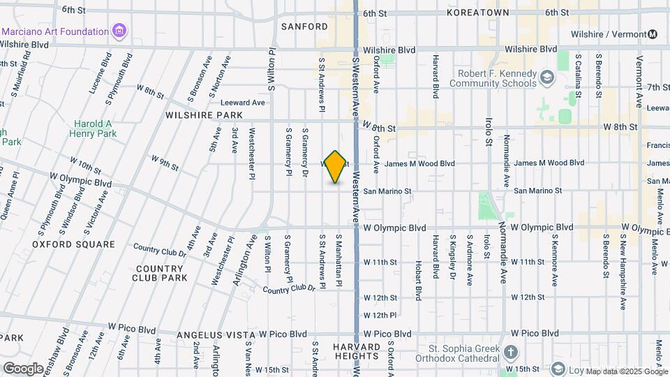 3555 San Marino St Map and Location Details