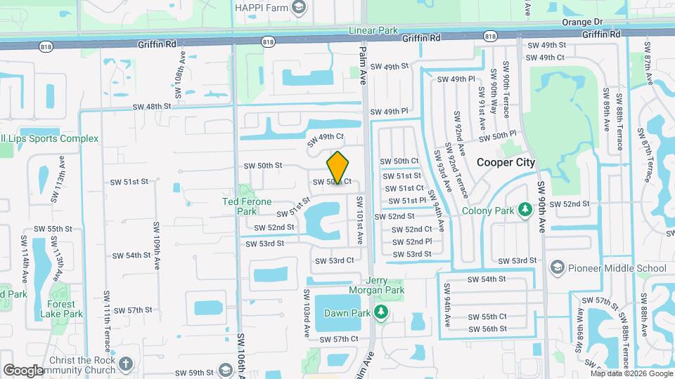 10153 SW 51st St Map and Location Details