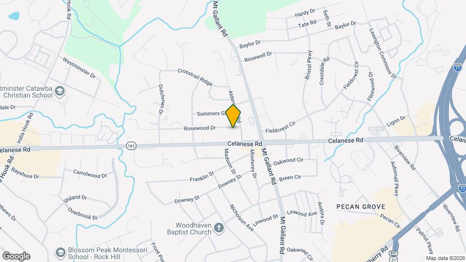 2109 Rosewood Dr Map and Location Details