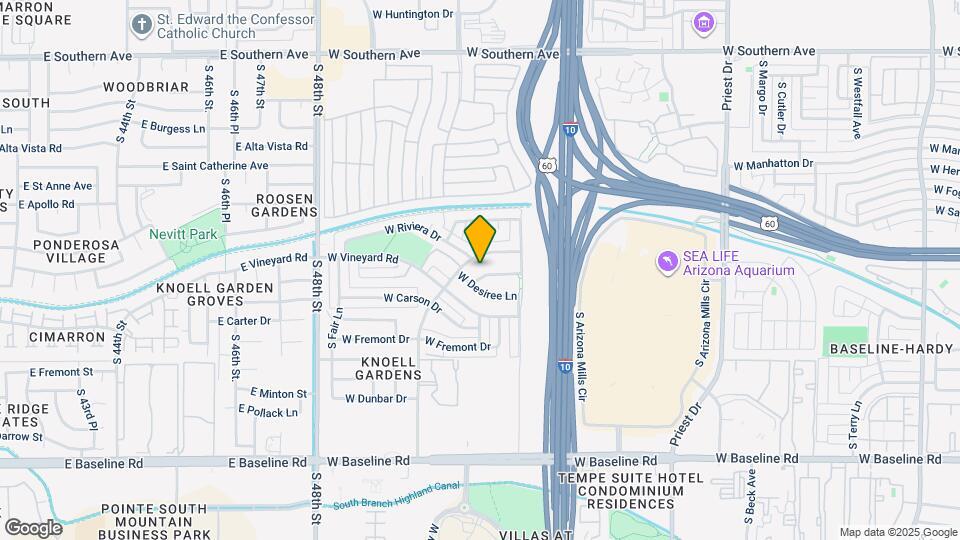 2116 W Garden Dr Map and Location Details