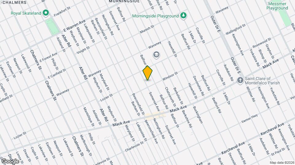 3926 Somerset Ave Mapa y Detalles de la Ubicación