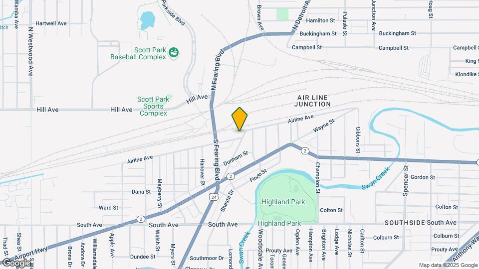1900 Airline Ave Map and Location Details