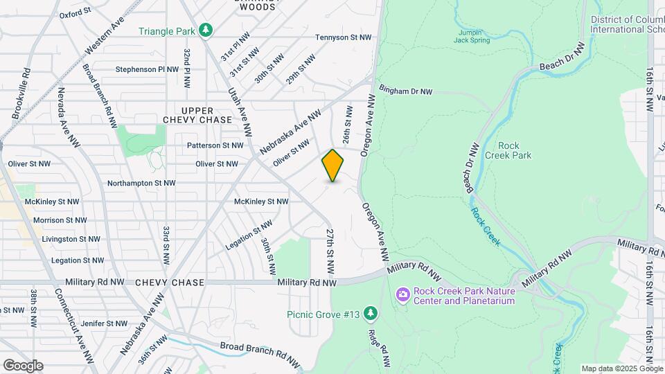 2728 McKinley St NW Map and Location Details