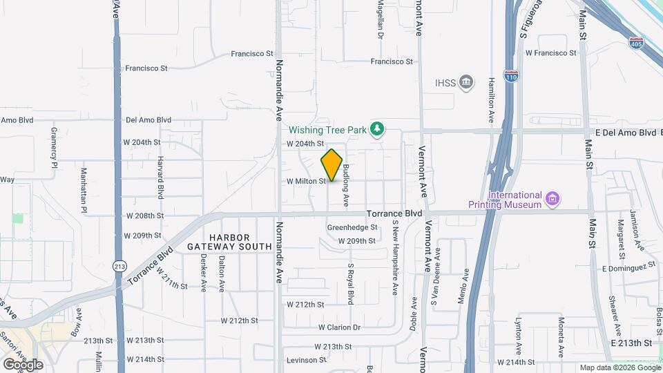 20606 Raymond Ave Map and Location Details