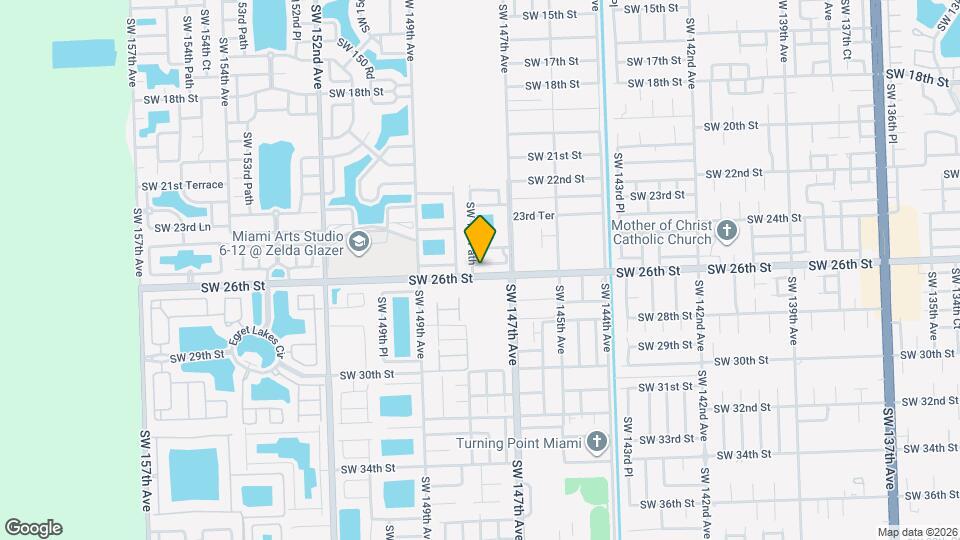 14764 SW 25th Ln Mapa y Detalles de la Ubicación
