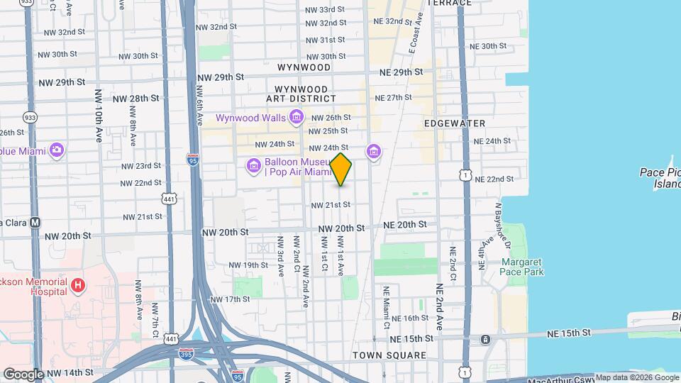 2137 NW 1st Ave Map and Location Details